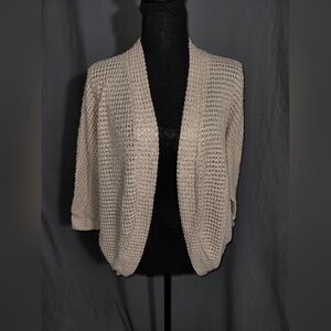 EARTHBOUND Textured Tan Cardigan